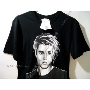 【AMBRAI.恩倍】 H&M x Bieber 小賈斯汀 世界巡演 第二彈 聯名 比伯 頭像 STADIUM TOUR