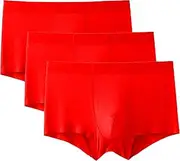 [Maiyifu-GJ] Men's Modal Seamless Underwear Stretch Comfy Boxer Briefs Soft Breathable Trunks