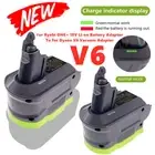 Battery Adapter For Ryobi 18V ONE+ Li-ion Battery Convert To For Dyson V6 Vacuum