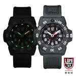 【LUMINOX 雷明時】NAVY SEAL 3500全新海豹2代系列腕錶-黑X白時標(45MM)