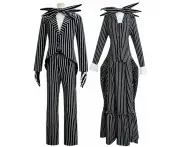 Jack Sally Skellington Halloween Cosplay Costume - Woman, Harry Potter