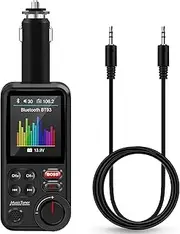 Aswalling BT93 Car Mp3 Player U Disk Music Bluetooth 5.0 FM Transmitter EQ Mode Adjustment USB Car Fast Charge
