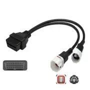 3pin 4 pin 2in1 OBD2 Diagnostic Adapter Connector Cable For Yamaha Motorcycle