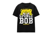 SpongeBob SquarePants Unisex Adult Large Icon T-Shirt (Black) - UTTV16010