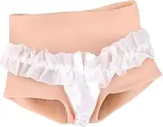 [YEEFAIRY] Silicone Crossdresser Contouring Underwear Realistic Briefs with Artificial Female Appearance & Function for MTF Transgender Cross Dressing Cosplay Pants