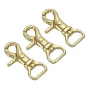 Lobster Clasp Keychains, 3Pcs 15mm Round Clasps Swivel Trigger Snap Hook