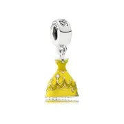 Pandora Disney, Belle's Dress Dangle Charm, Mixed Enamel 791576enmx