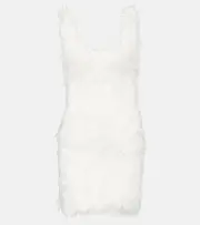 [Coperni] Coperni Feather minidress AU 12 white