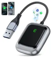 Wireless Carplay Adapter & Android Auto Wireless Adapter, 2-in-1 Converts Wired