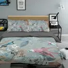 3D Color Parrot 2672NA Bed Pillowcases Quilt Cover Duvet Andrea haase Fay