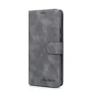 For Google Pixel 3a Pure Fresh Texture Horizontal Flip Leather Case, with Holder & Card Slot & Wallet & Photo Frame(Grey)