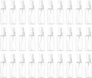 30 Pieces 50ml Spray Bottles Plastic Empty Refillable Atomiser Transparent Travel Bottle