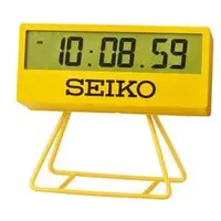 在飛比找PChome商店街優惠-SEIKO CLOCK 精工馬拉松路跑精神紀念黃色液晶面電子