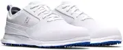 FootJoy Men's Superlites XP Golf Shoe, White/Blue, Size 8 US
