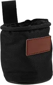 Mipcase Portable Tumbler Cup Holder for Lawn Chairs Lightweight Bottle Carrier Bag Multifunctional Drink Organizer for Outdoor Activities and Wheelchairs Black