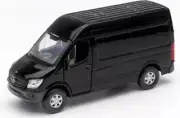 Welly Mercedes Benz Sprinter Panel Van Black 1:34 1:39 Scales 4.5 Inch Diecast