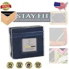 Luxurious 1800 Series Twin Bed Sheet Set - Navy Blue with Snug Fit Technology