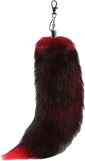 [Generic] Fox Tail | Fox Charm | Charm Keyrings Faux | Animal Gift | Animal Tail Bag Charm Pendant Furry Tail For Keys Backpacks
