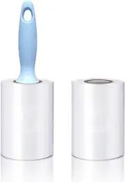 2PCS Shrink Wrap Stretch Film with Handles 4" x 500ft, Plastic Wrap for Packi...