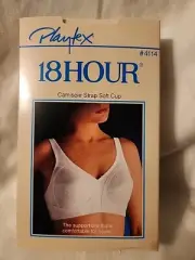 Playtex Womens 18 Hour Camisole Strap Soft Cup Wirefree Bra - 40B White - #4114