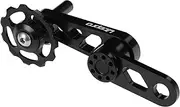 Folding Chain Tensioner for Single Speeds Rear Derailleur Chain Guide Wheel Accessories Durable Bike Guide Wheel Adjuster for Smooth Riding