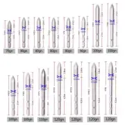 Grain Stainless Steel Bullet Point Tip Arrow Head Archery Accessory Bow Hunter