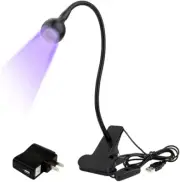 SATZOL Dual Chip 5W 395NM LED Black Light, Gooseneck UV Lamp for Nails, UV...