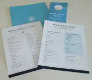Royal Caribbean International - Cruise Ship Food Menus in Presentation Folder