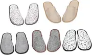 PLAFOPE 5 Pairs Home Slier Shoes Anti Beauty Salon Slippers Indoor House Slippers Comfortable Innovative