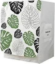 Washer Dustproof Cover Front Load, Washing Machine Dryer Protector Sunscreen Waterproof Tumble Dryer Case Protective Cover for Most Front Loadi (Turtle Leaf 1,M-capacity 8-9kg)