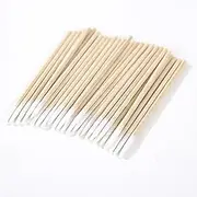 600 Count Cotton Swab Pointed Double Swab Cotton Wood Stick Cotton Tipped Applicator Used for Eyebrow Tattoo, Beauty, Makeup, Colored Nail Stitching