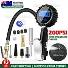 LED Digital Tyre Inflator Car Air Pressure Tire Gauge PSI Hose Car Motorcycle AU