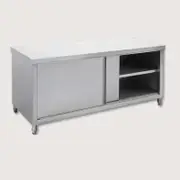 Modular Systems Quality Grade 304 S/S Pass Though Cabinet ( Double Sided) - 1800mm W x 700mm D x 900mm H