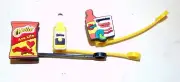lot of 3 CORONA ,MARUCHAS,CHEETOS Theme Straw Covers For Stanley Cups