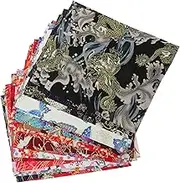 SEWACC 30sheets Patchwork Craft Fabrics Floral Printing Squares for Sewing Projects Quilting and Handmade Decorations