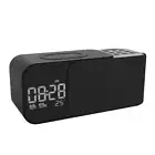 Digital Stereo FM Radio Alarm Clock Night Light Bluetooth Speaker 10W2578