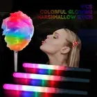 Glowing Floss Luminescent LED Flashing Marshmallow Light Sticks Sugar Free PaBHe