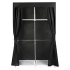 Portable Closet Wardrobe Organizer 102CM Fabric Storage Solution Clothes Rack