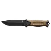 Gerber Strongarm Fixed Blade Knife,Fine Edge Straight Blade, Coyote USA MADE