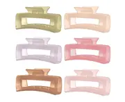 Square claw clip, women's hair claw clip, medium anti-slip hair clip, rectangular claw clip, matte hair claw strong hair accessories