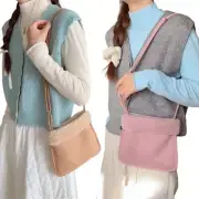 Retro Shoulder Bag Plush Single-shoulder Bag Carryall Plush Crossbody Bag