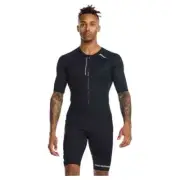 2XU Men's Perform Full Zip Sleeved Trisuit Triathlon Suit MT6426d medium BNWT
