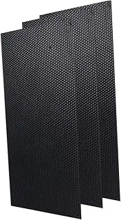 DECOMELODY 10 Pcs Black Plastic Honeycomb Sheets for Beekeeping Tools Durable Deep Foundation for Natural Honeycomb Building for Farm and Outdoor Craft