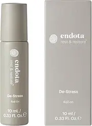 endota Rest and Restore De-Stress Roll-On 10 ml, a roll-on blend of 100% pure essential oils to relieve stress and anxiety.
