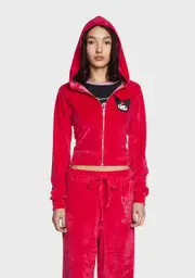 [NGOrder] Kuromi Velour Hot Fix Hoodie