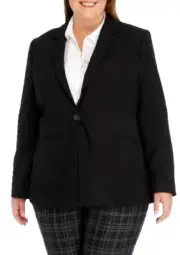 THE LIMITED BLACK CAREER JACKET BLAZER SIZE 16 W WOMEN PLUS $134