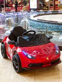 在飛比找樂天市場購物網優惠-兒童電動車四輪四驅汽車男女小孩帶遙控可坐人玩具車寶寶充電童車