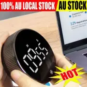 LED Digital Countdown Magnetic Alarm Clock KitMQen Timer Cooking Study Stopwatch