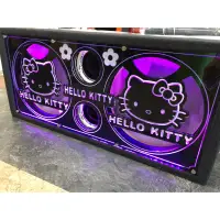 在飛比找蝦皮購物優惠-HELLO KITTY 雙12吋訂做音箱 超低音音箱訂做、遙