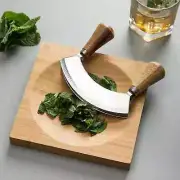 Hachoir Herb Cutter & Chopping Board Chopping Board Set Garlic Chopper